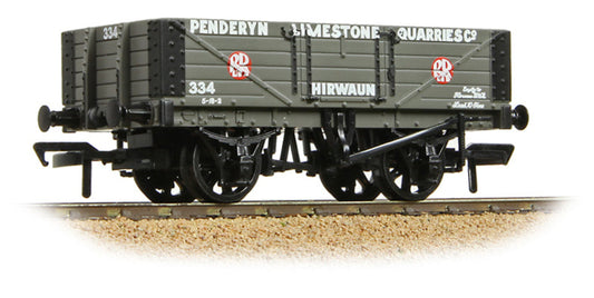 5 Plank Wagon Steel Floor 'Penderyn Limestone Quarries Co.' Grey No.334