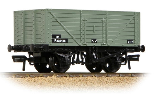 8 Plank Fixed End Wagon BR Grey (Early) No.P322485