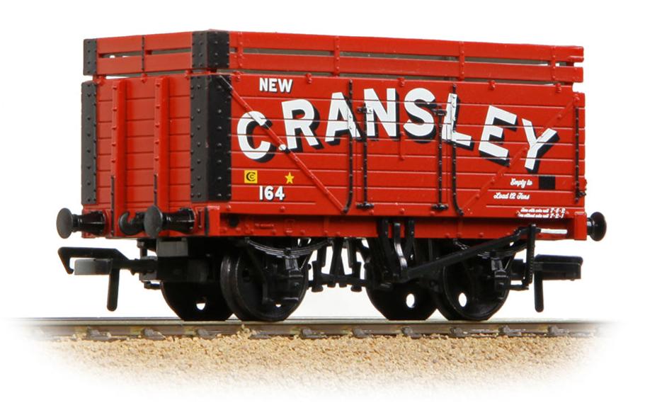 7 Plank Wagon with Coke Rails 'New C. Ransley' Red No.164