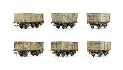 Pre-Owned Set Of 6 BR Grey 16T Mineral Wagons - Weathered - Exclusive Edition