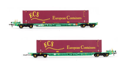 Pre-Owned Intermodal Bogie Wagon With 45ft Swap-Body Containers 'ECS'