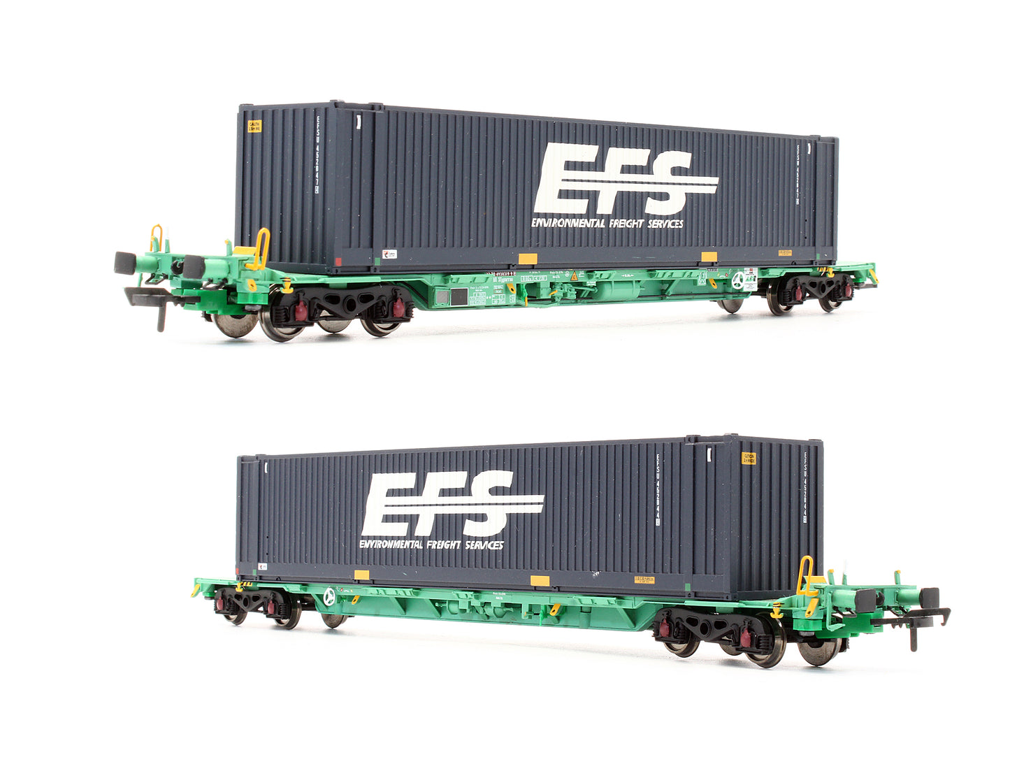 Pre-Owned 37-302A Intermodal Bogie Wagon With Containers 'EFS'
