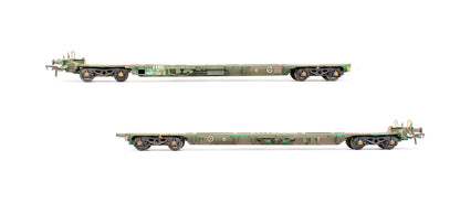 Pre-Owned Intermodal Flats (Pair) Without Containers - Weathered