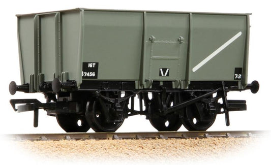 16T Steel Slope-Sided Mineral Wagon Rivetted Doors BR Grey B7456