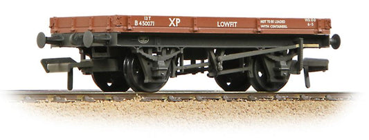 1 Plank 'Lowfit' Wagon BR Bauxite (Early) No.B450071 - Weathered