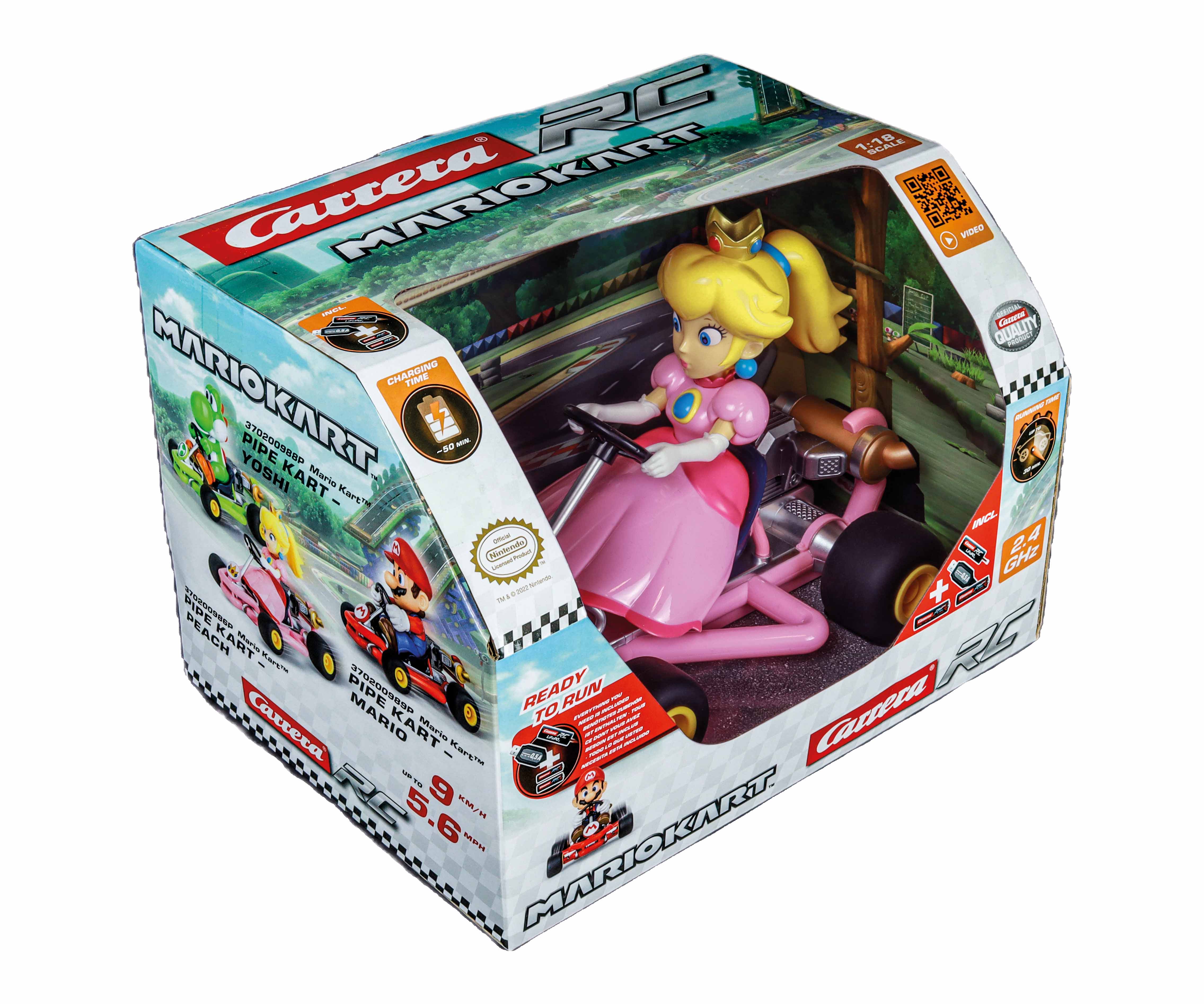 Carrera 370200986P Carrera RC Mario Kart Pipe Kart Peach Rails