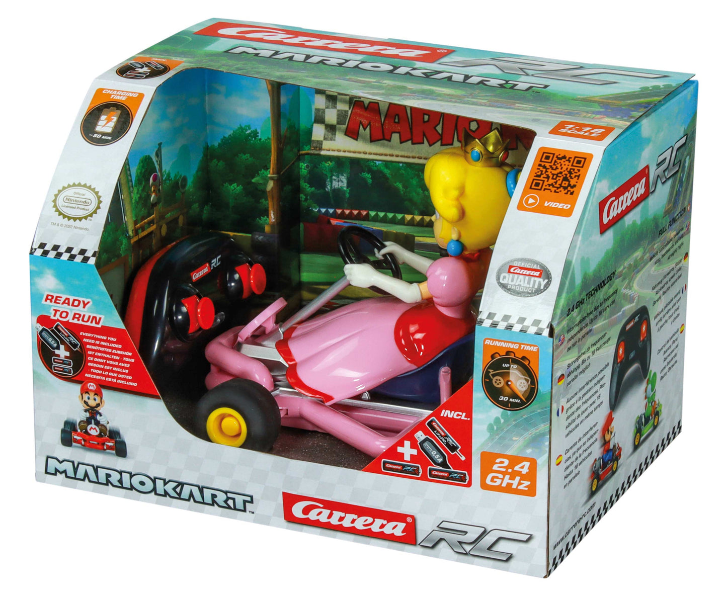 Carrera RC Mario Kart™ Pipe Kart, Peach