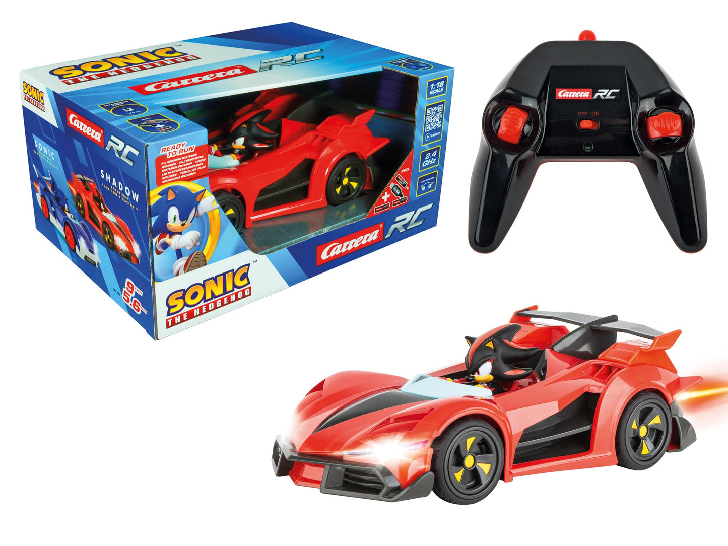 Carrera RC Sonic the Hedgehog™ - Team Sonic Racing, Shadow - Performance Version