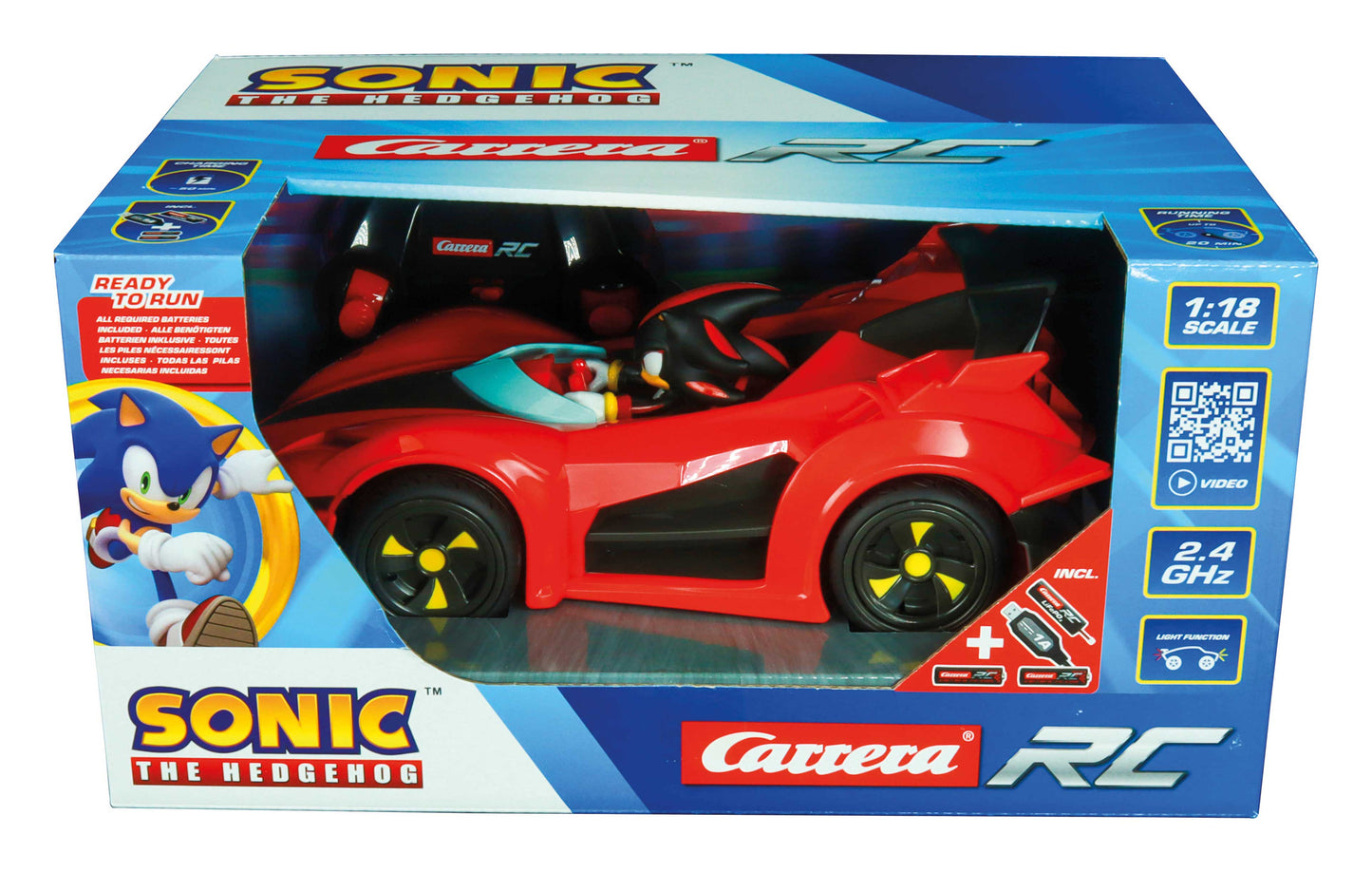 Carrera RC Sonic the Hedgehog™ - Team Sonic Racing, Shadow - Performance Version