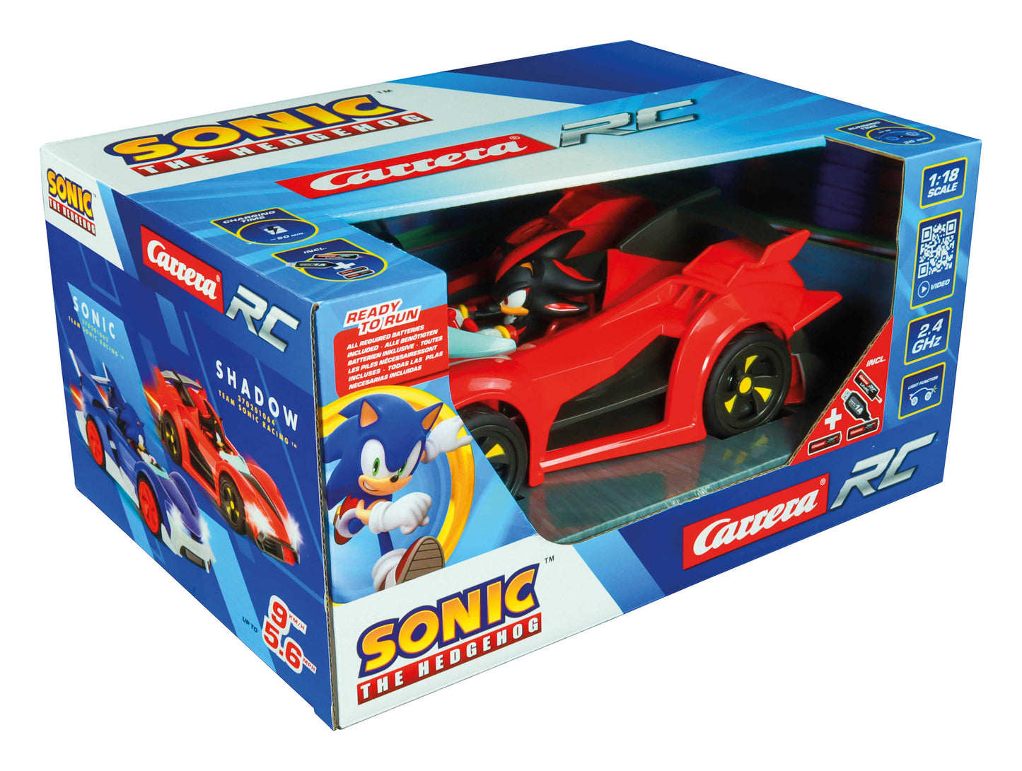 Carrera RC Sonic the Hedgehog™ - Team Sonic Racing, Shadow - Performance Version