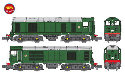Class 20/0 Disc Headcode & Tablet Catcher Recess D8102 BR Green (Roundel) Diesel Locomotive