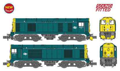 Class 20/0 Disc Headcode & Tablet Catcher Recess 20077 BR Blue Diesel Locomotive - DCC Sound