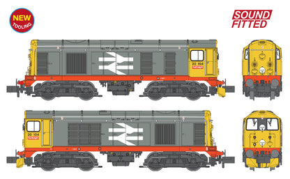 Class 20/0 Disc Headcode 20104 BR Railfreight (Red Stripe) Diesel Locomotive - DCC Sound