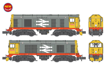 Class 20/0 Disc Headcode 20104 BR Railfreight (Red Stripe) Diesel Locomotive