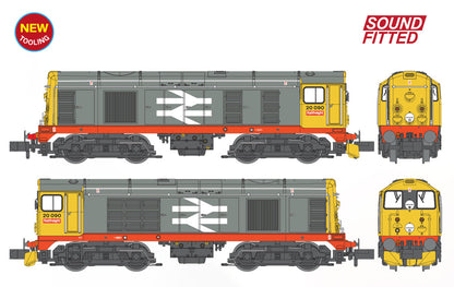 Class 20/0 Disc Headcode 20090 BR Railfreight (Red Stripe) Diesel Locomotive - DCC Sound