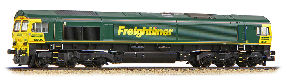 371-385A Class 66/5 66515 Freightliner Green Diesel Locomotive