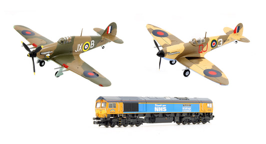 Pre-Owned Pride Of Britain 66731 'Capt. Tom Moore' Special Collector's Edition - DCC Fitted