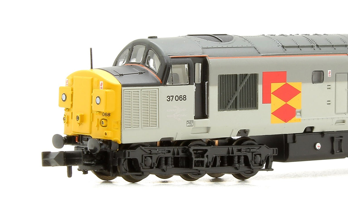 Pre-Owned Class 37/0 37068 'Grainflow' BR Railfreight Distribution Split Headcode Locomotive - DCC Fitted