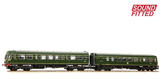 Class 101 2-Car 'Power Twin' DMU BR Green (Speed Whiskers) - DCC Sound