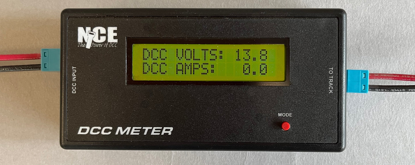 NCE DCC Meter - Volt/Amp Meter and Packet Analyser