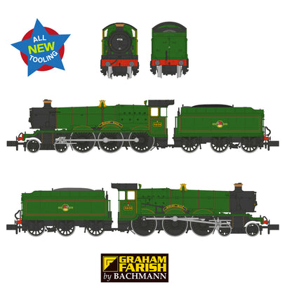 GWR 49XX 'Hall' 4936 'Kinlet Hall' BR Lined Green (Late Crest) Steam Locomotive