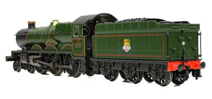 GWR 4073 'Castle' 5015 'Kingswear Castle' BR Lined Green (Early Emblem) Steam Locomotive