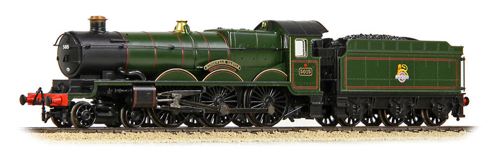 GWR 4073 'Castle' 5015 'Kingswear Castle' BR Lined Green (Early Emblem) Steam Locomotive