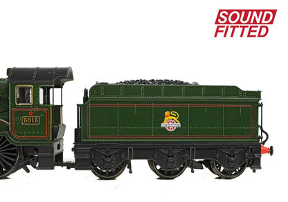 GWR 4073 'Castle' 5015 'Kingswear Castle' BR Lined Green (Early Emblem) Steam Locomotive - DCC Sound