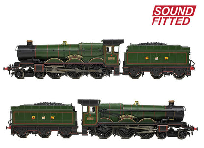GWR 4073 'Castle' 5055 'Earl of Eldon' GWR Lined Green (GW Crest) Steam Locomotive - DCC Sound