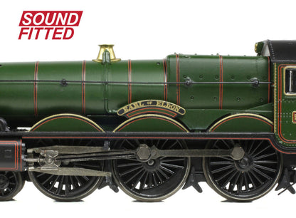 GWR 4073 'Castle' 5055 'Earl of Eldon' GWR Lined Green (GW Crest) Steam Locomotive - DCC Sound