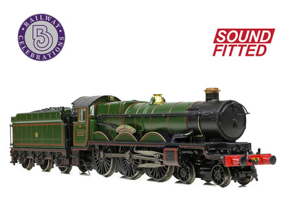 GWR 4073 'Castle' 4082 'Windsor Castle' GWR Lined Green (Shirtbutton) Steam Locomotive - DCC Sound