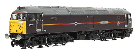 372-262NRM Class 47/7 47798 'Prince William' EWS Royal Claret (Locomotion Models Exclusive) Diesel Locomotive