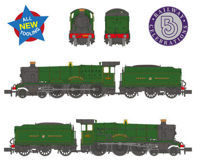 GWR 'Modified Hall' 6960 'Raveningham Hall' GWR Lined Green (GW Crest) Steam Locomotive