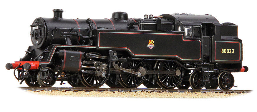 372-535A BR Standard 4MT Tank 80033 BR Lined Black (Early Emblem) Steam Locomotive