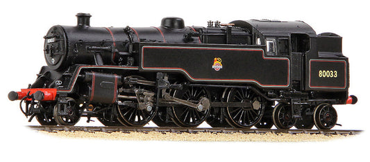 372-535A BR Standard 4MT Tank 80033 BR Lined Black (Early Emblem) Steam Locomotive
