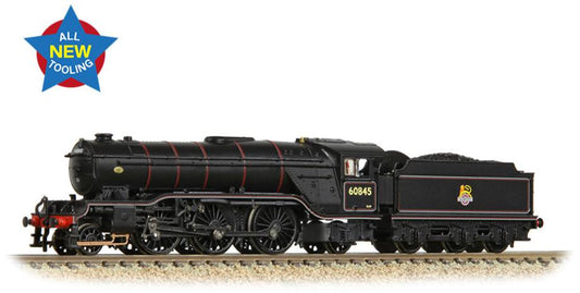 LNER V2 60845 BR Lined Black (Early Emblem) Steam Locomotive