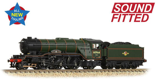 LNER V2 60964 'Durham Light Infantry' BR Lined Green (Late Crest) Steam Locomotive - DCC Sound