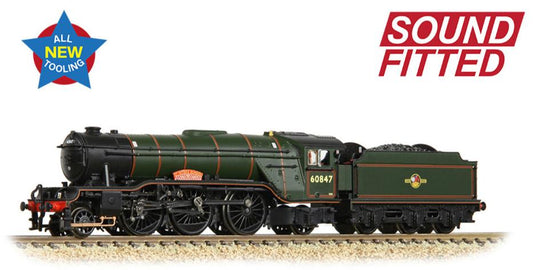 LNER V2 60847 'St Peter's School' BR Lined Green (Late Crest) Steam Locomotive - DCC Sound