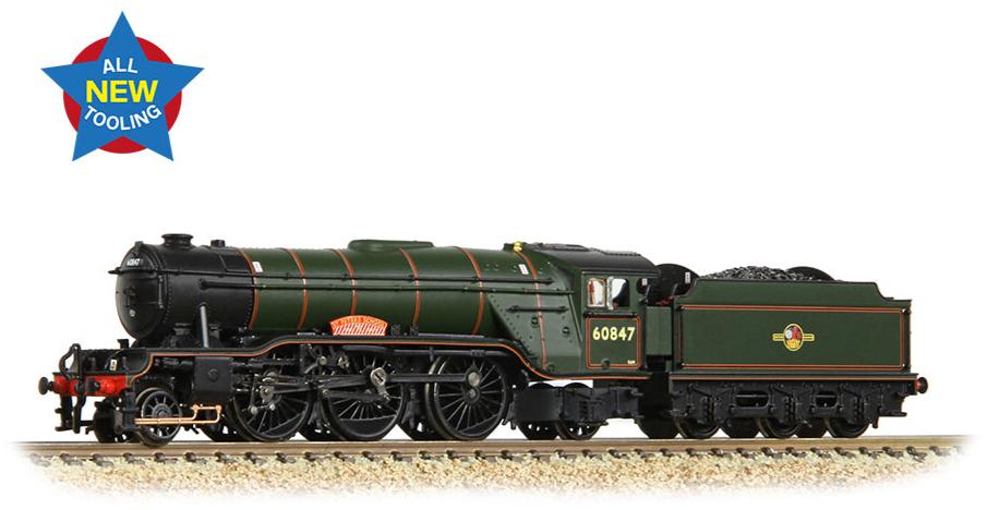 LNER V2 60847 'St Peter's School' BR Lined Green (Late Crest) Steam Locomotive