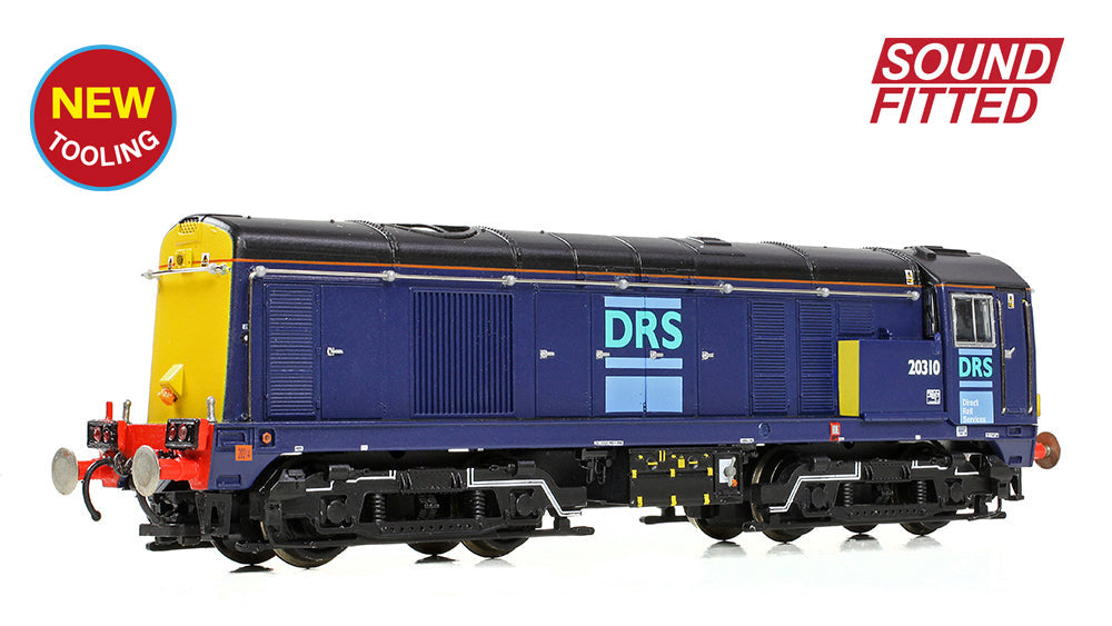372-700ASF Class 20/3 20310 DRS Blue Diesel Locomotive - DCC Sound