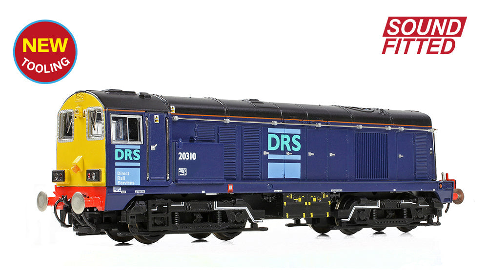 372-700ASF Class 20/3 20310 DRS Blue Diesel Locomotive - DCC Sound