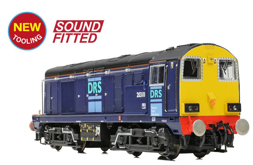 372-700ASF Class 20/3 20310 DRS Blue Diesel Locomotive - DCC Sound