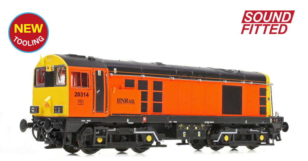 372-701ASF Class 20/3 20314 HNRC Orange Diesel Locomotive - DCC Sound