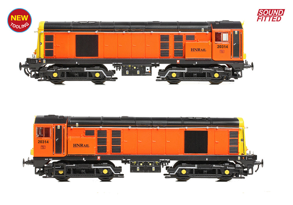 372-701ASF Class 20/3 20314 HNRC Orange Diesel Locomotive - DCC Sound