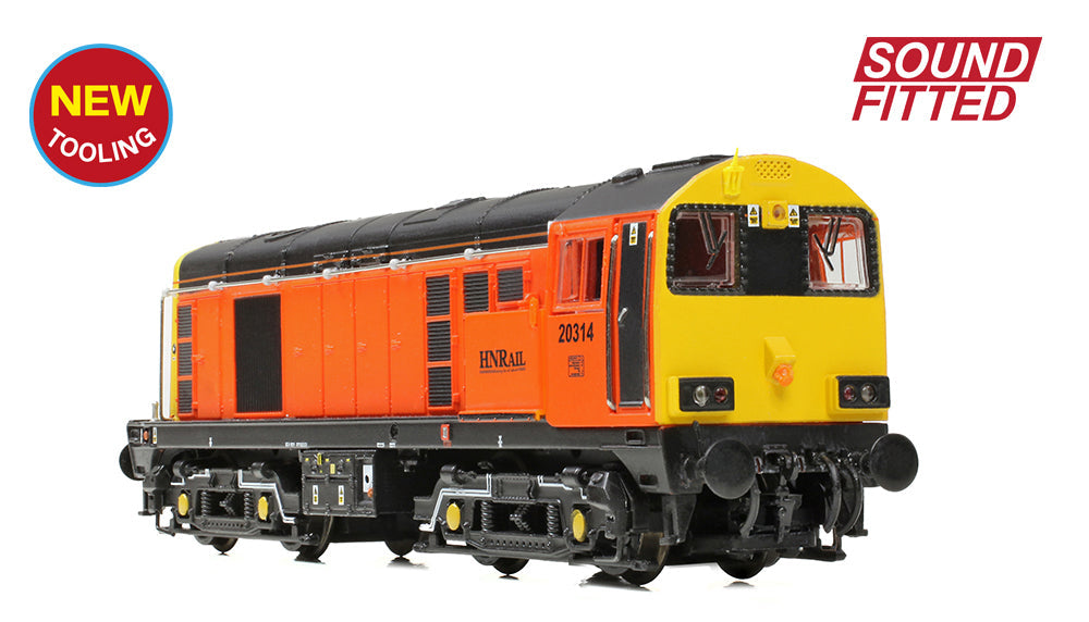 372-701ASF Class 20/3 20314 HNRC Orange Diesel Locomotive - DCC Sound