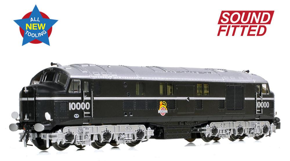 LMS 10000 BR Black (Early Emblem) Diesel Locomotive - DCC Sound