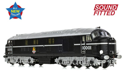 LMS 10001 BR Black (Early Emblem) Diesel Locomotive - DCC Sound