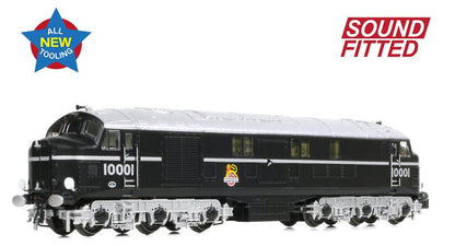 LMS 10001 BR Black (Early Emblem) Diesel Locomotive - DCC Sound