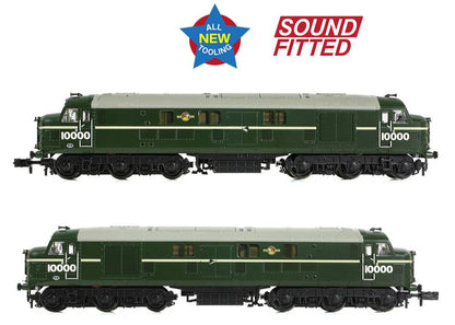 LMS 10000 BR Green (Late Crest) Diesel Locomotive - DCC Sound