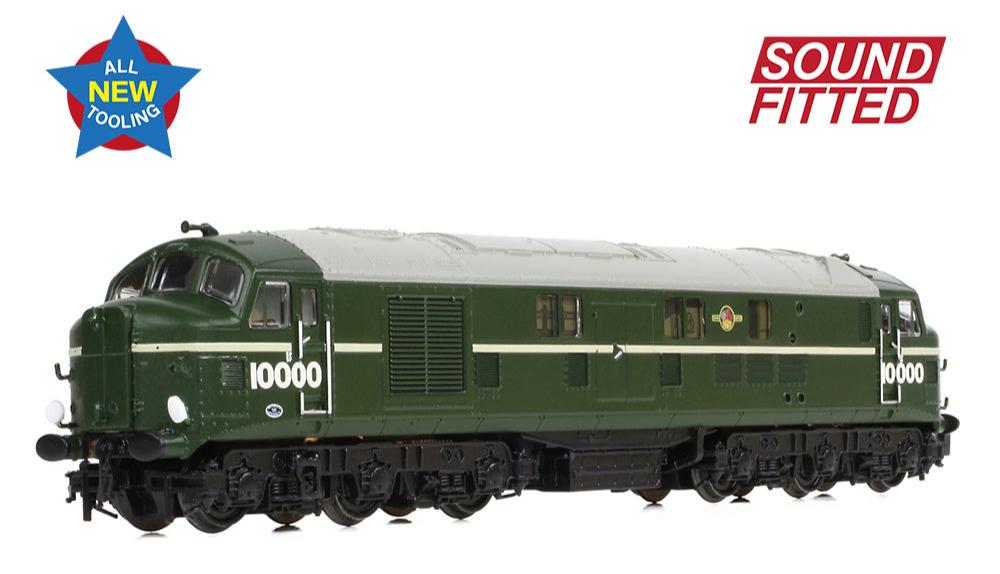 LMS 10000 BR Green (Late Crest) Diesel Locomotive - DCC Sound